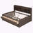Irmo Bookcase Storage Bed-148509260