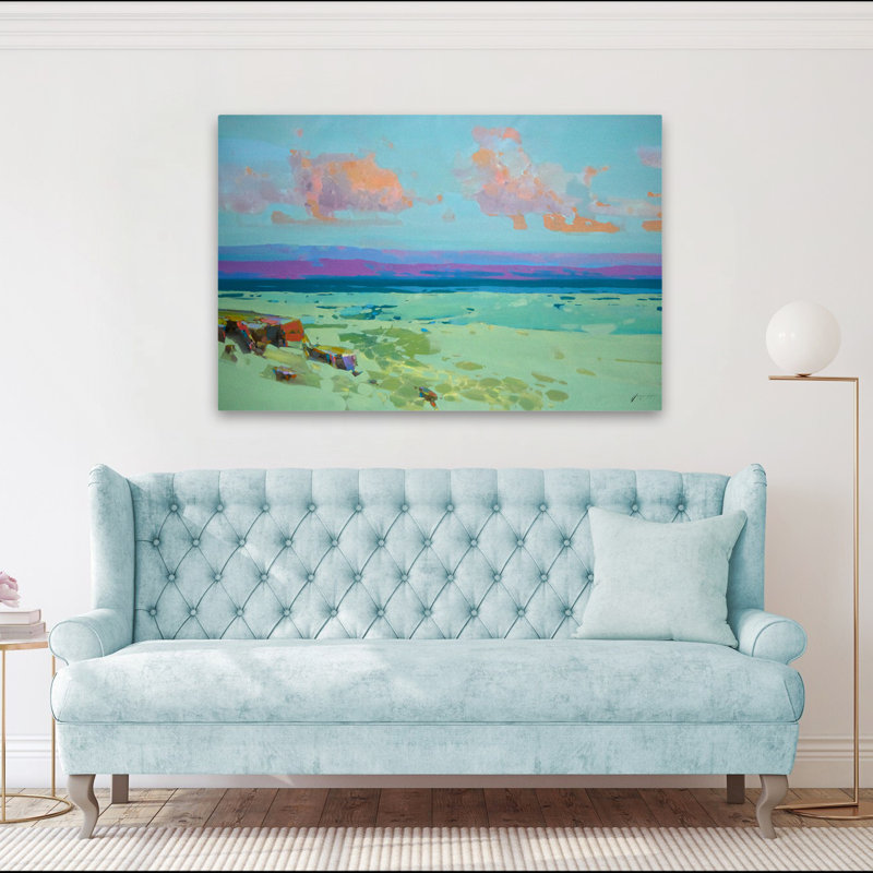 Pacific Coast 3, nouvelle version 2021-10 Art, art abstrait contemporain, H 60 po x l 40 po