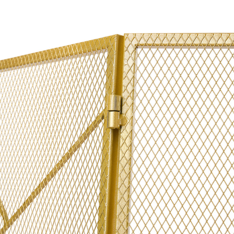 4 Iron Fireplace Door