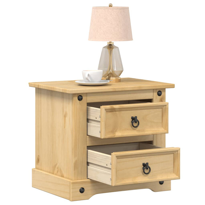 Clarkshire 53 cm W Bedside Table
