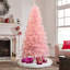 6.5Ft Pre-Lit Pink Full Artificial Christmas Tree