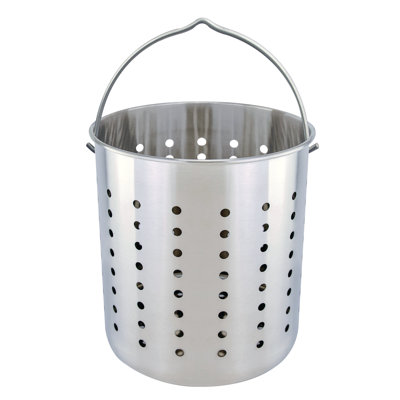 42 Qt. Stainless Steel Stock Pot With Strainer Basket
