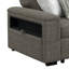 4-piece Sectional With Pop Up Lounger And Shelfs