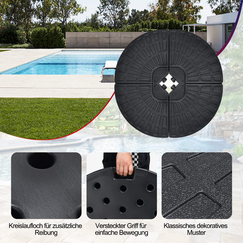 Axxton 6kg Plastic Free Standing Umbrella Base