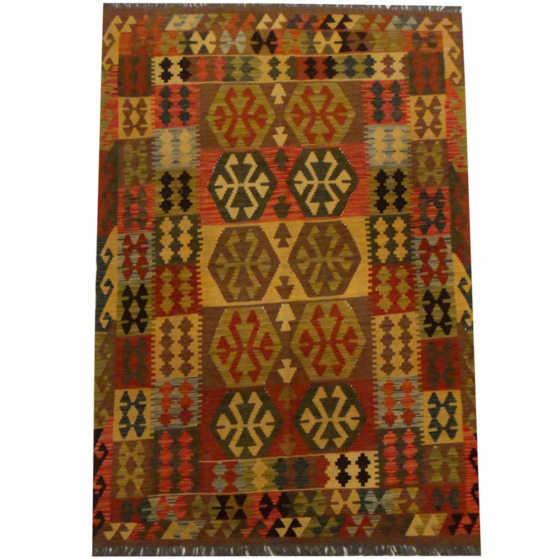 Azpeitia Wool Southwestern Indoor Rug