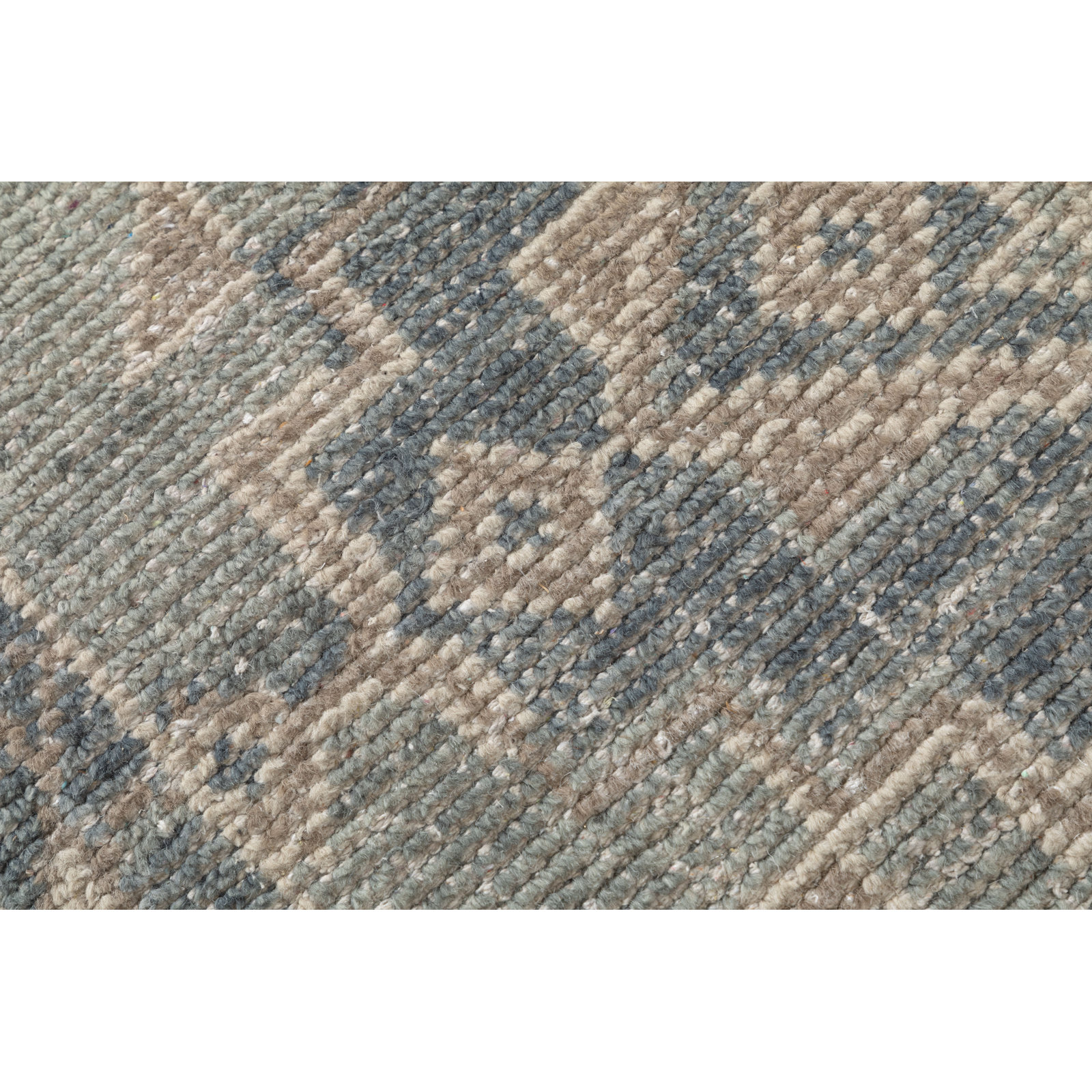 Maeve Hand-Knotted Geometric Wool Rug, Runner 2'6" x 8'