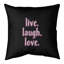 Coussin de style tableau noir Live Laugh Love-1110839077-1110839073-1155105077