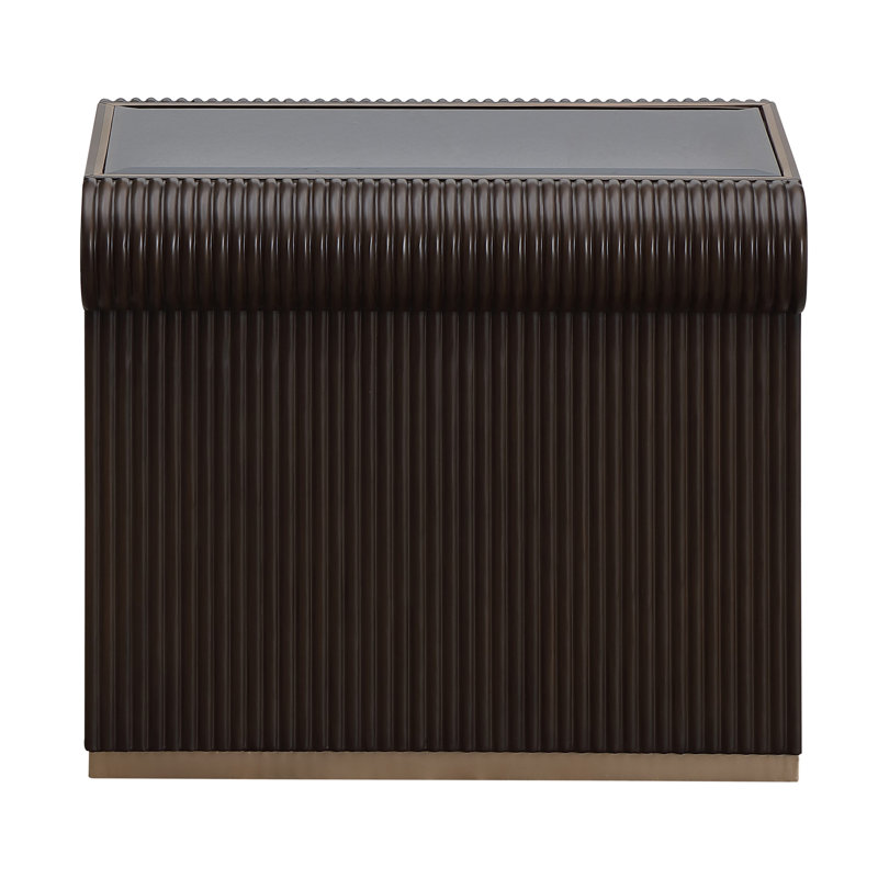 West Kensington End Table - Medium Espresso, Brown