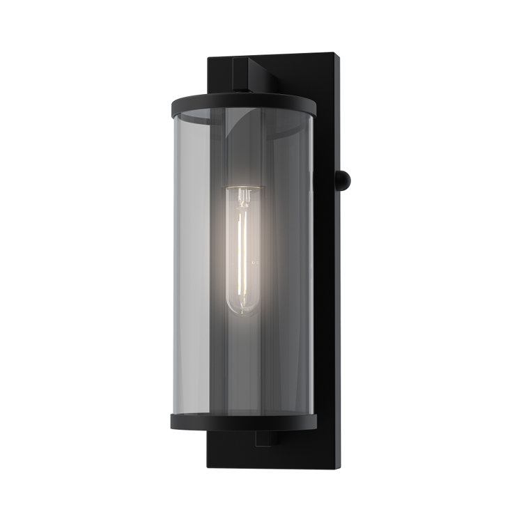 Duluth Plug & Play 1-Light Outdoor Wall Light in Transitional and Modern Style-11.24 Inches Tall and 5.2 Inches Wide