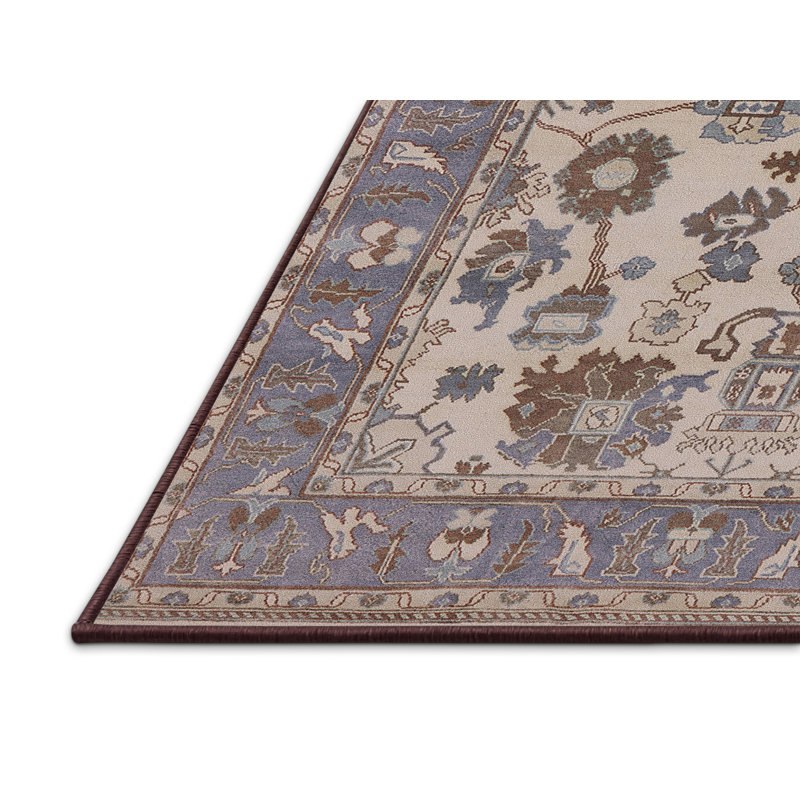 Tapis oriental beige Gannet, Rectangle 8 pi x 12 pi