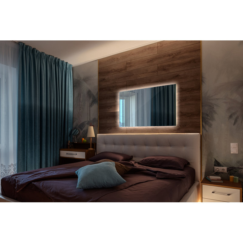 Kena Flat Wall Mirror, 100 H x 70 W