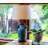 14" Rounded Empire Slanted Linen Lampshade-109762929-133217841
