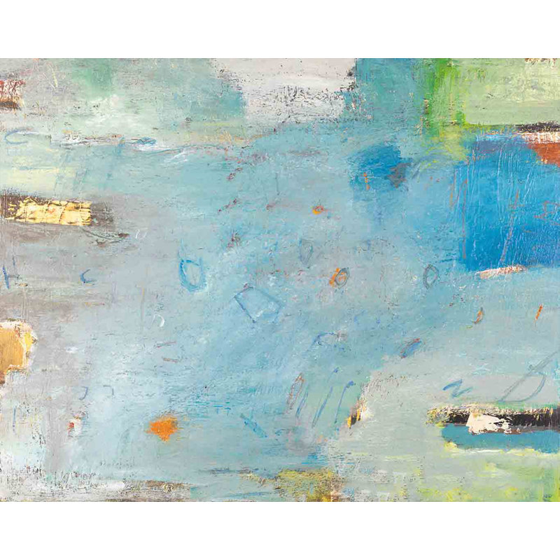 Blues Painting, Black Framed