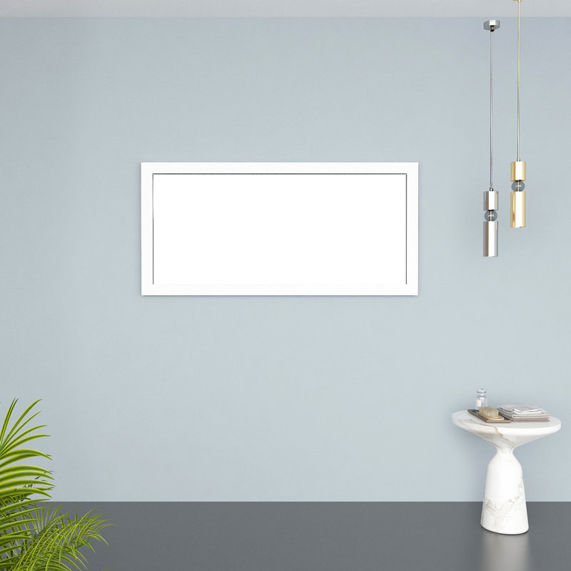 Miroir Gemma 48, 28,37 po x 59 po, Blanc mat