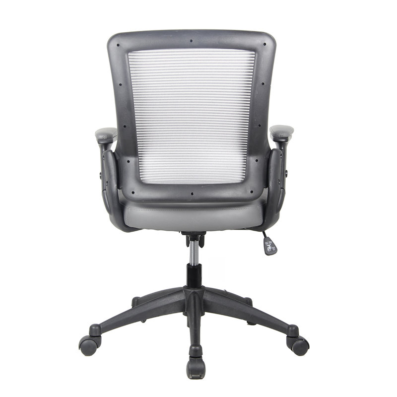 Chaise de travail en filet Nishan, gris