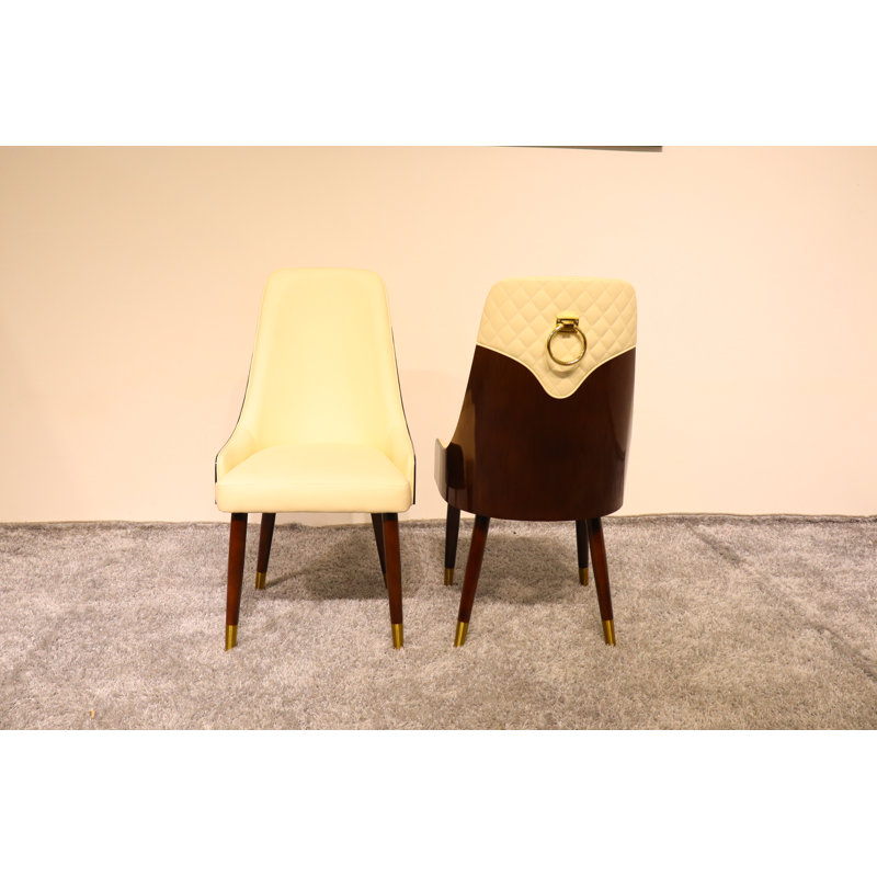 Vogue Lux Beige Dining Chair, Beige