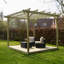 Aghen 4.2m x 4.2m Wood Pergola-1600347379