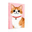 Animaux, chat mignon avec collier rouge et étiquette de patte-283326311-283326310-283326304