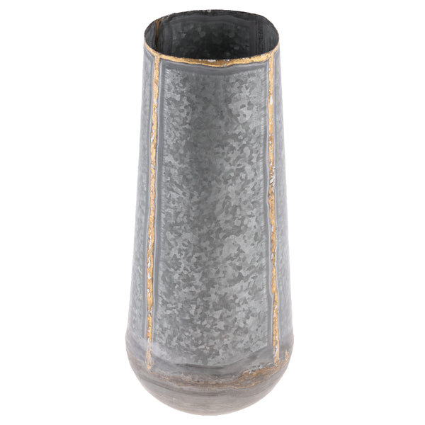Vase galvanisé