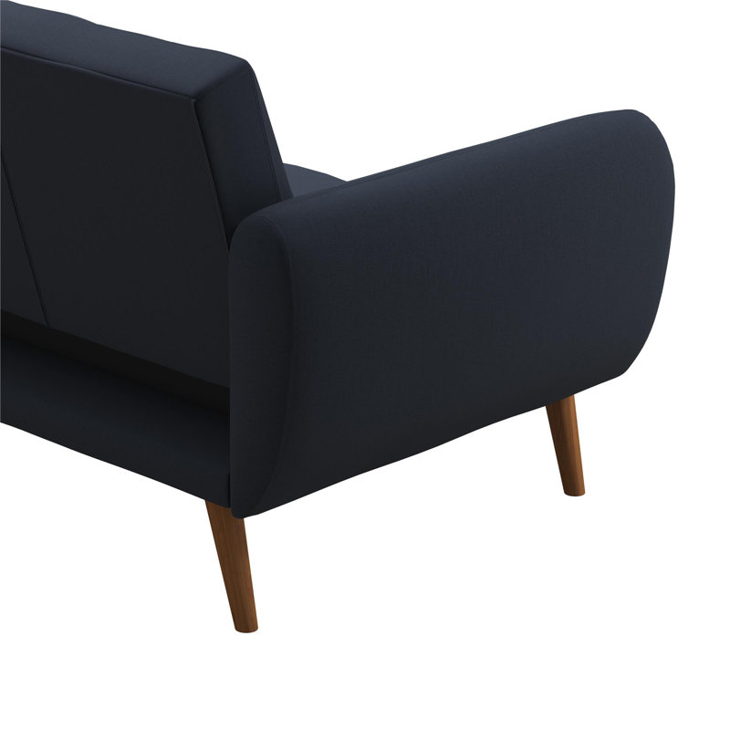 Novogratz Brittany 81.5" Round Arm Convertible Sofa