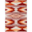 Cohle Orange Red Aztec Power Loom Area Rug-65546447