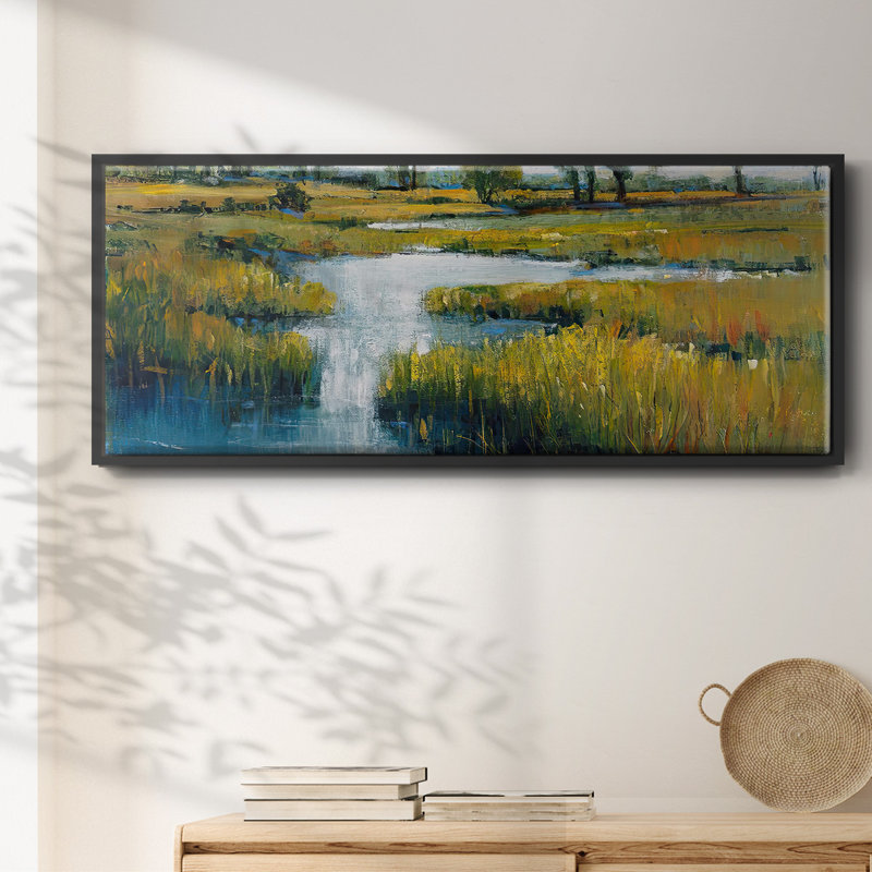 Marshland View III - Framed Canvas