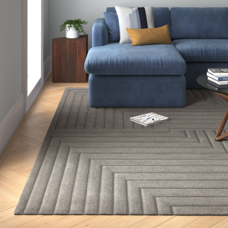 Xandra Wool Hand Woven Area Rug, Rectangle 200 x 290cm