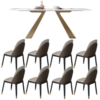 Ensemble de table de salle à manger rectangulaire de style nordique