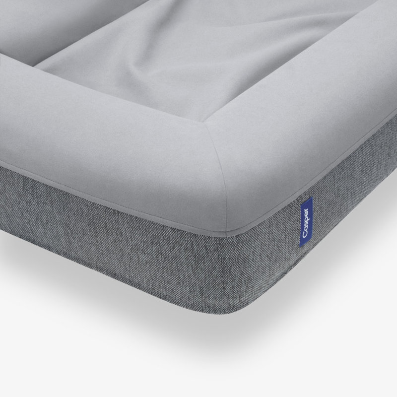 The Casper Dog Bed, Medium (33" W x 25" D x 6" H), Gray