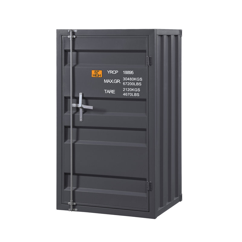 Coffre de finition Cargo Gunmetal, Métal industriel