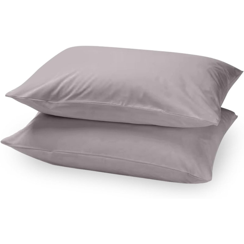 Cotton Blend Pillow Case, Grey