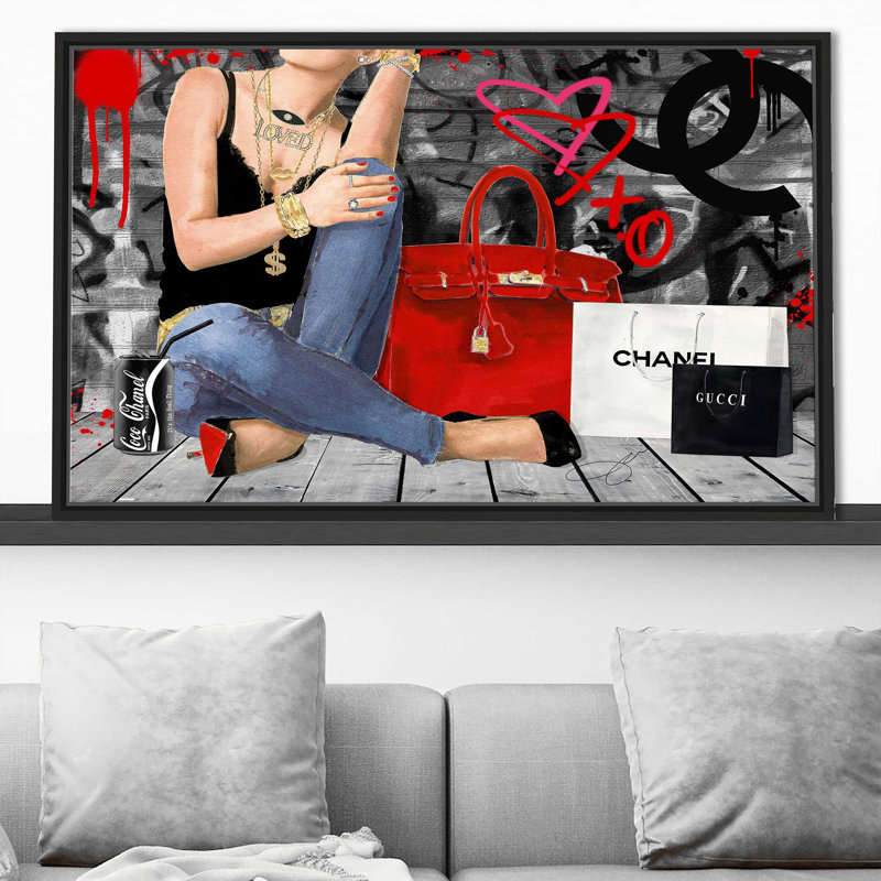 Soho (Horizontal) par By Jodi - impression, Cadre flottant noir, H 21,5 po x l 33,5 po x P 2 po