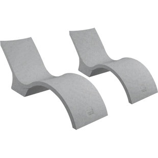 Ledge Lounger Signature Deep In Pool Chaise Lounge (Set of 2)