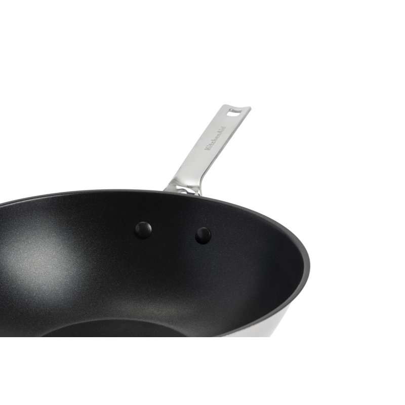 KitchenAid Stainless Steel Ceramic Non-Stick 28cm/3.6 Litre Wok