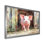 «Cute Farm Pig Portrait - Art mural encadré de cochon»