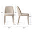 Chaise rembourrée en tissu de 19,5 po de hauteur-421337990
