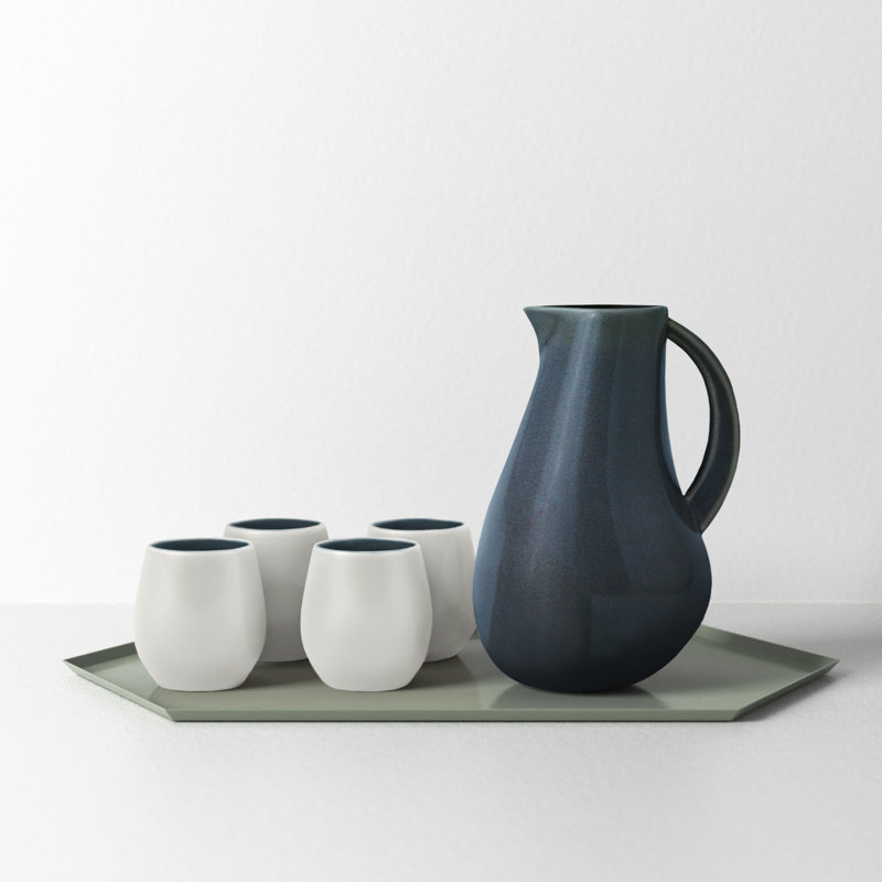 Borgen 5 - Piece Beverage Serving Set, Cove