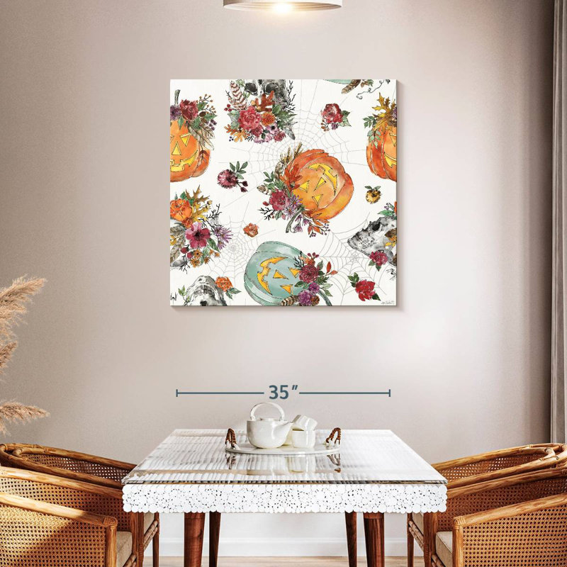 Motif de style effrayant Lelend I, H 36 po x l 36 po
