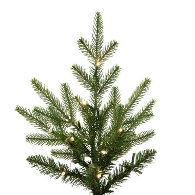 4' x 38" Norway Spruce Artificial Pre-Lit Christmas Tree with 200 LED Color Changing 5mm Low Voltage 10 Function Wide Angle Coaxial Lights