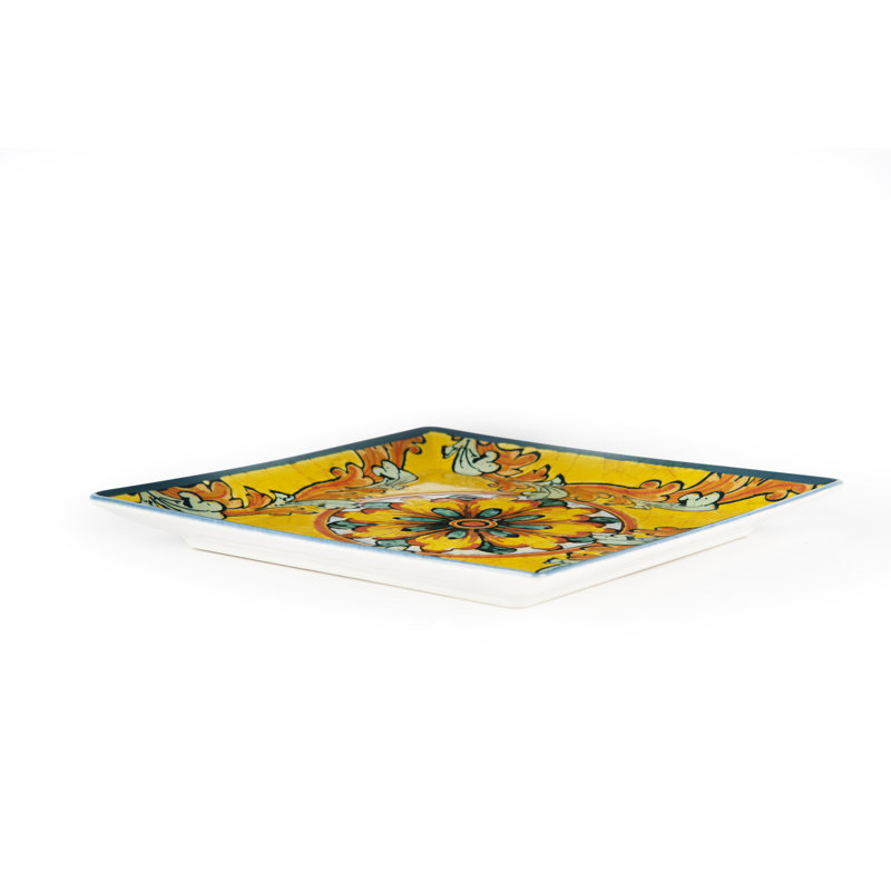 Trinacria 24cm Ceramic Dinner Plate - Set of 6