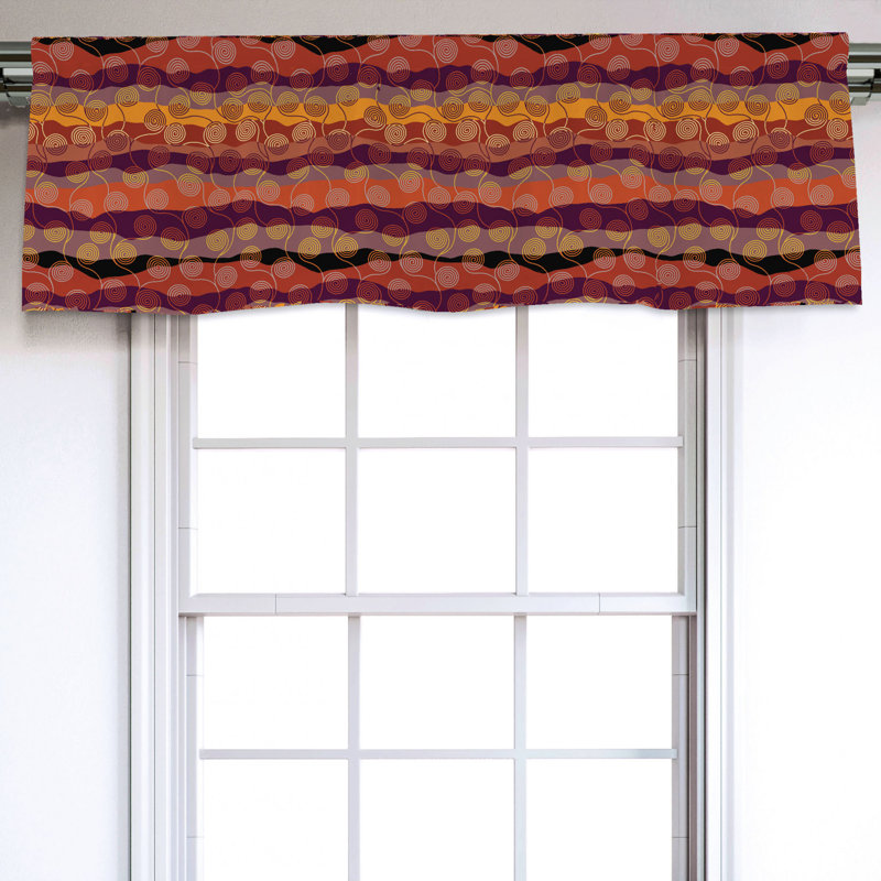 Sateen Ruffled Window Valance