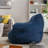 Aeri Compression Medium Adult Soft Teddy Fabric Bean Bag Chair With Foam Filled-1284902863