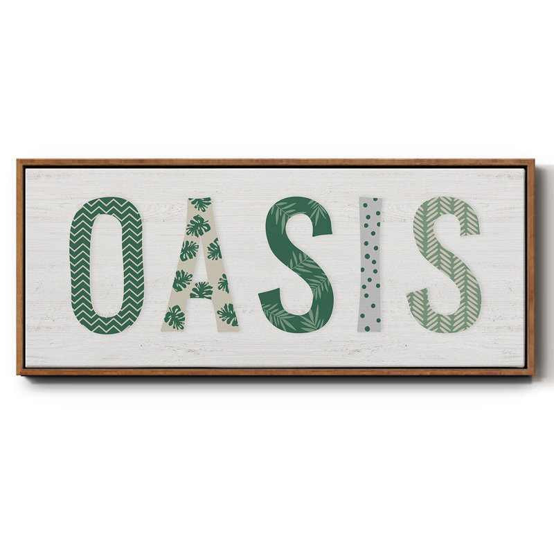 Oasis Cabana- Framed Canvas
