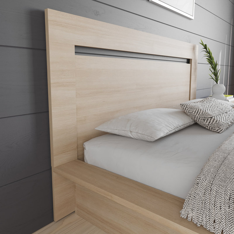 Malibu Headboard, Natural Blonde Oak, Queen