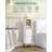 Bathroom Storage Cabinet, Corner Floor Cabinet with Shelves, Customized Door Opening Direction, Bathroom Organizer with Adjustable Shelf for Kitchen, Living, Toilet Paper Cabinets White-187817074-185352031