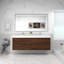 Base de meuble-lavabo mural 72 po Moreno avec plateau en acrylique renforcé Moreno-480673377