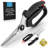 Zulay Kitchen Poultry Shears Spring-Loaded Heavy Duty Stainless Steel Chicken Shears