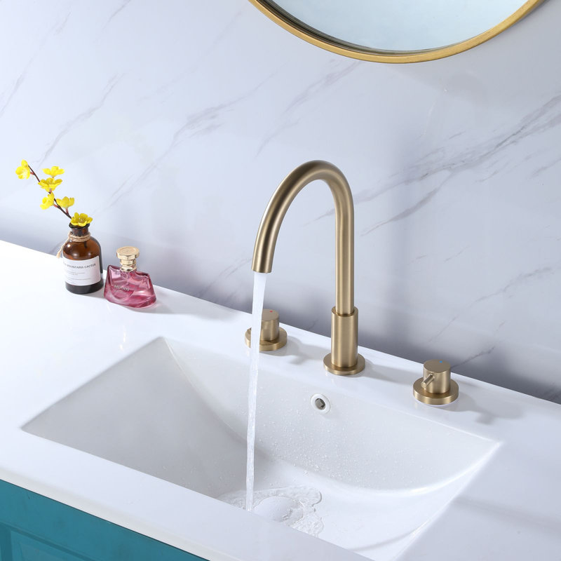 2-handle Bathroom Faucet, Gold