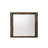 Rustic Walnut Finish Mirror