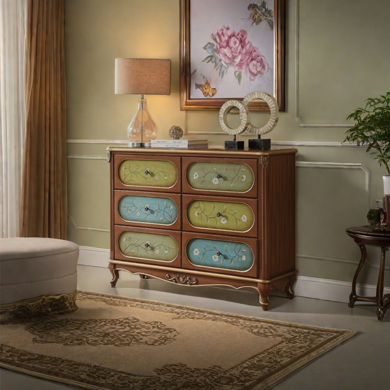 Commode décorative de salon de style européen